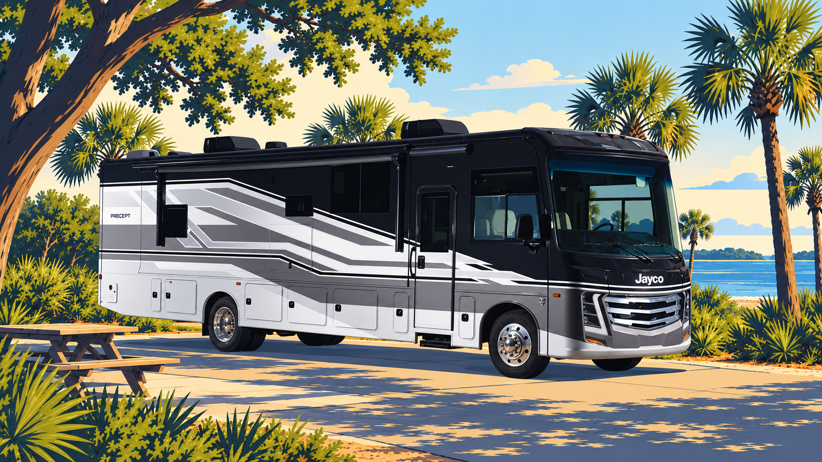 Featured image for Best RV for Florida Camping: Beach Trips or a Winter Basecamp?